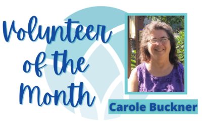 October 2021 Volunteer of the Month, Carole Buckner